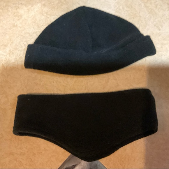 Brigade Quarter master and Port Authority black beanie headband an knitted Scraf - Picture 2 of 6